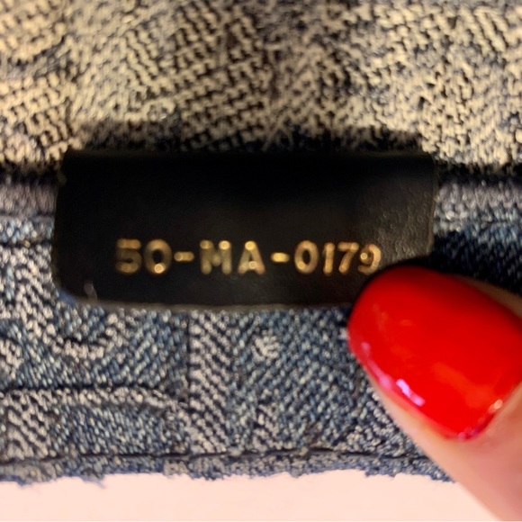 Dior • Large Denim Oblique Book Tote - Picture 10 of 14